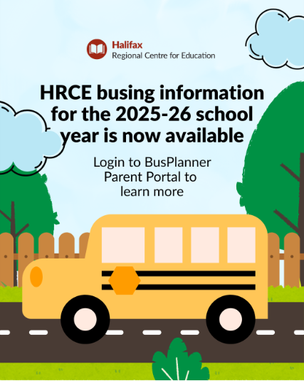 HRCE bussing information for the 2025-26 school year is now available