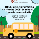 HRCE bussing information for the 2025-26 school year is now available
